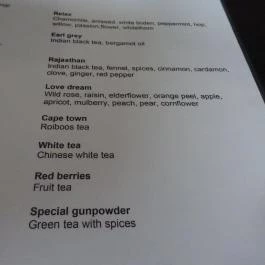 Summer Shape, Budapest - Étlap/itallap