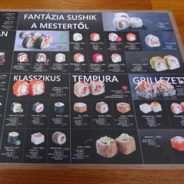 Sushi Master - Arany János utca Budapest - Étlap/itallap