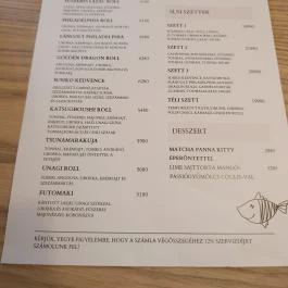 Susi by Cork Budapest - Étlap/itallap