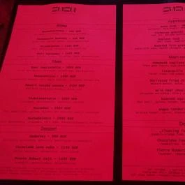 Susu Bar & Restaurant, Budapest - Étlap/itallap