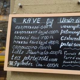Svoi Bistro Budapest - Étlap/itallap