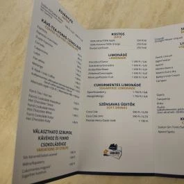 Szalon Kávézó Tata - Étlap/itallap