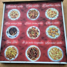 Szecsuáni Étterem, Vác - Étlap/itallap