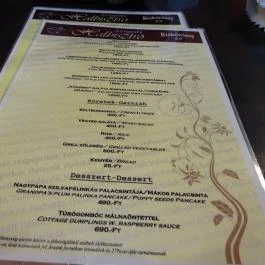 Szegedi Halbisztró Kiskőrössy 2.0, Budapest - Étlap/itallap