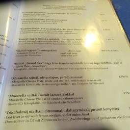 Szél Fiai Fogadó & Cellárium Nyúl - Étlap/itallap