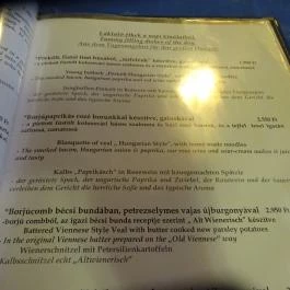 Szél Fiai Fogadó & Cellárium Nyúl - Étlap/itallap