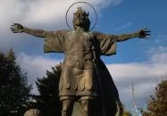 Szent István és Boldog Gizella szobra Zalakaros