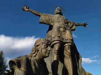 Szent István és Boldog Gizella szobra Zalakaros