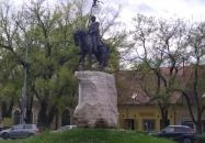 Szent István-lovasszobor Makó