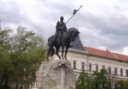 Szent István-lovasszobor Makó