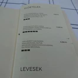 VIATOR Apátsági Étterem és Borbár, Pannonhalma - Étlap/itallap