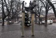 Szent Márton & a koldus szobor Nagymaros