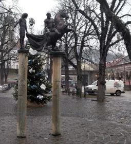 Szent Márton & a koldus szobor