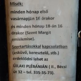 Szent Mihály kápolna Budapest - Egyéb