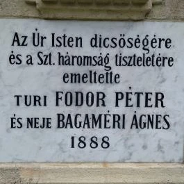 Szentháromság szobor Makó - Egyéb