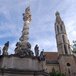 Szentháromság-szobor Sopron - Külső kép