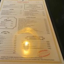 Szépilona Bisztró Budapest - Egyéb