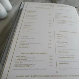 Szervita Delikát, Budapest - Étlap/itallap