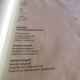 Sziklakert Étterem, Alsópáhok - Egyéb