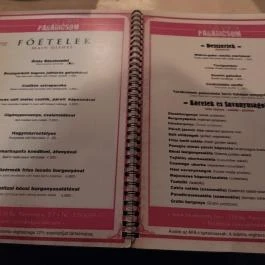 Szilvakék Paradicsom Budapest - Étlap/itallap