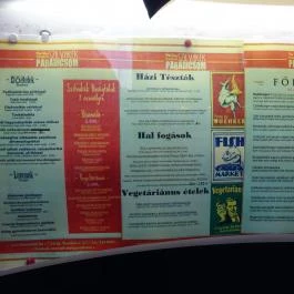 Szilvakék Paradicsom Budapest - Étlap/itallap