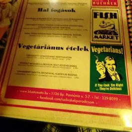 Szilvakék Paradicsom Budapest - Étlap/itallap