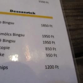 Szimille Kávézó & Bár, Budapest - Étlap/itallap