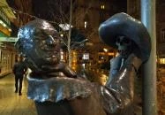 Színház szobor Budapest