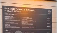 Szitakötő Street Food Budapest - Étlap/itallap