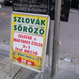 Szlovák Söröző & Étterem Budapest - Külső kép