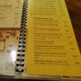 Szörp Cafe Budapest - Étlap/itallap
