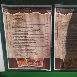 Tabáni Kakas Étterem Budapest - Étlap/itallap