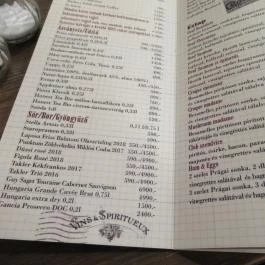 á table! - Árkád Budapest - Étlap/itallap