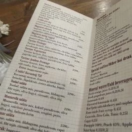 á table! - Árkád Budapest - Étlap/itallap