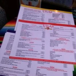 Tacos Locos, Budapest - Étlap/itallap