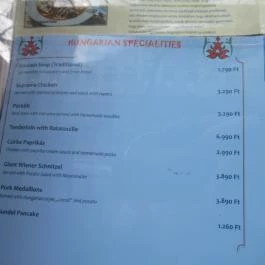 Tacos Locos, Budapest - Étlap/itallap