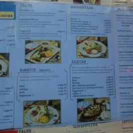 Tacos Locos, Budapest - Étlap/itallap