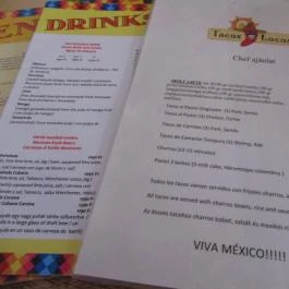 Tacos Locos, Budapest - Étlap/itallap