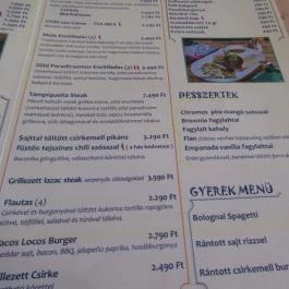 Tacos Locos, Budapest - Étlap/itallap