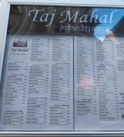 Taj Mahal Indiai Étterem