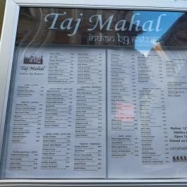 Taj Mahal Indiai Étterem Budapest - Étlap/itallap