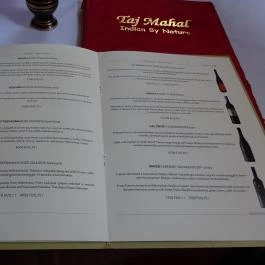 Taj Mahal Indiai Étterem Budapest - Étlap/itallap