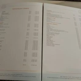 Tapas Fino Budapest - Étlap/itallap