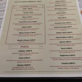 Tasty pizzéria és Étterem - Etele Budapest - Étlap/itallap