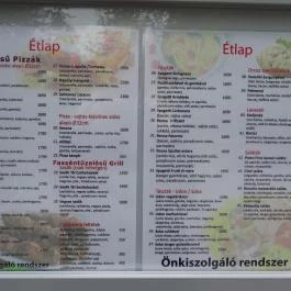 Tavacska Pizzéria & Kávézó Budapest - Étlap/itallap