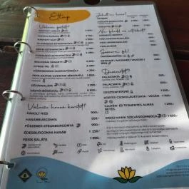 Tavirózsa Étterem, Gyöngyös - Étlap/itallap