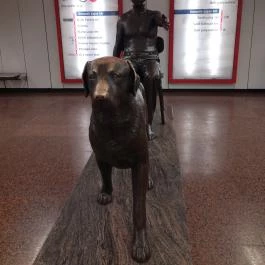 Teiresziász szobor - látássérült & kutyája Budapest - Egyéb