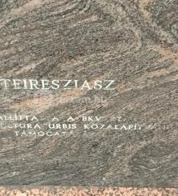 Teiresziász szobor - látássérült & kutyája