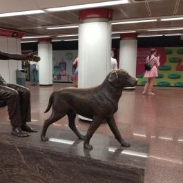 Teiresziász szobor - látássérült & kutyája Budapest - Egyéb