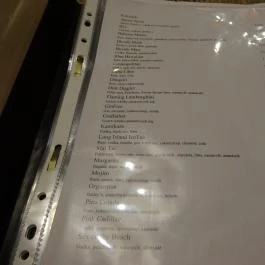 Telefon Bisztró Budapest - Étlap/itallap